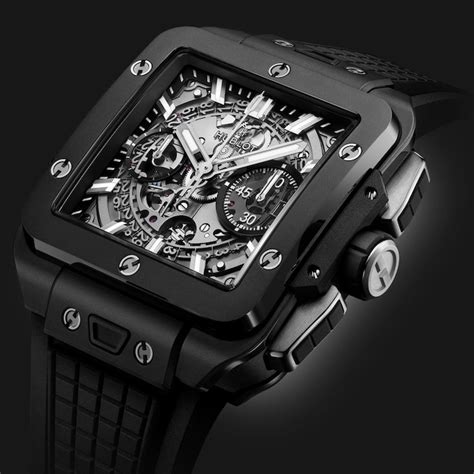 gebrauchte hublot schwarz|hublot square bang.